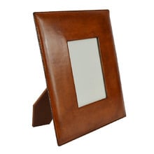 4 x 6" Buffalo Leather Photo Frame